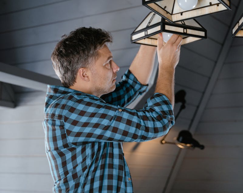 LED light installation